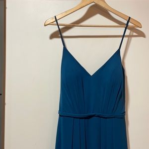 Azazie Blue Long Dress - Size 10